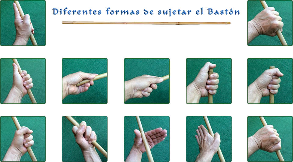 Sujetando el de Bastón TZK